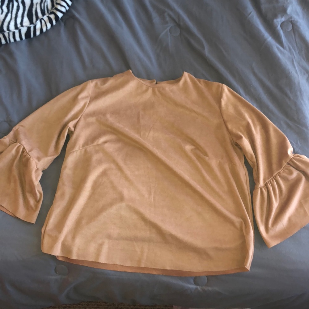 Light tan blouse